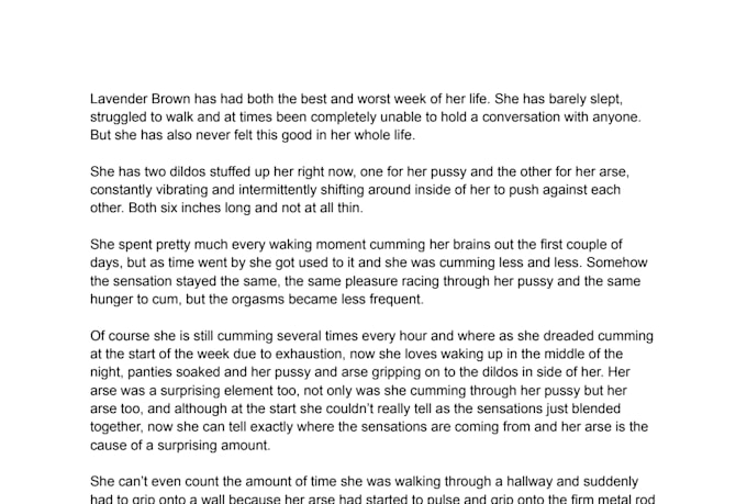 write you a custom erotic story